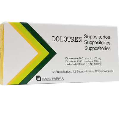 Dolotren 100 mg Suppositoires