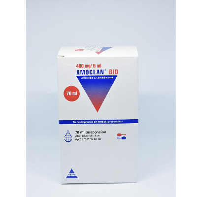 Amoclan BID 400/57 mg Suspension
