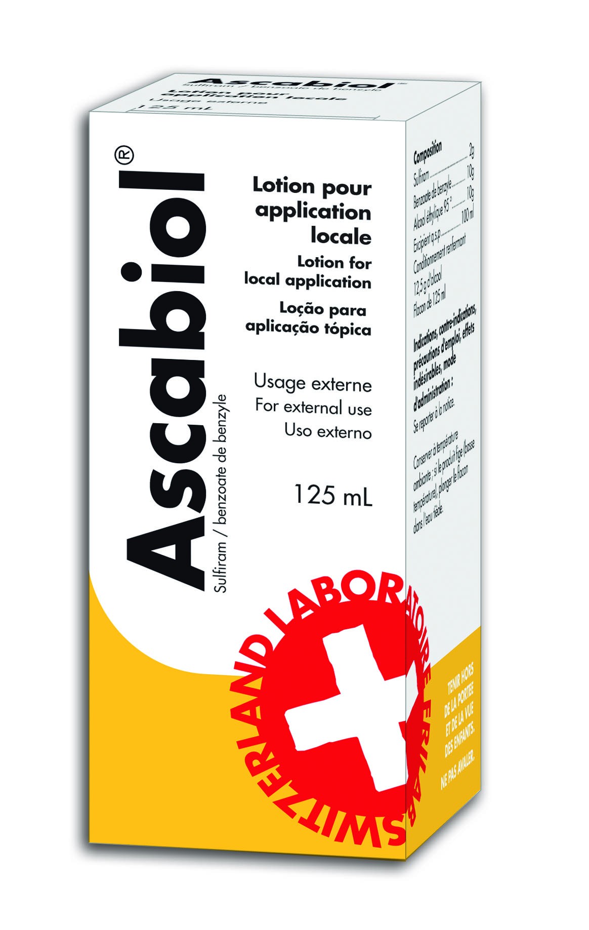  ASCABIOL 10 % (2 g / 10 g / 100 ml)