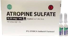 ATROPINE SULFATE 0.25 mg / ml amp. inj.