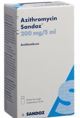 AZITHROMYCINE POUDRE POUR SUSPENSION BUVABLE 200MG/30ML