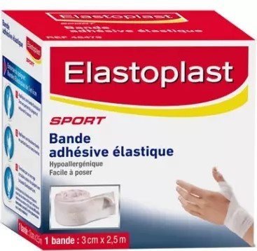 BANDE ADHESIVE ELASTIQUE 3 cm X 2.5 m