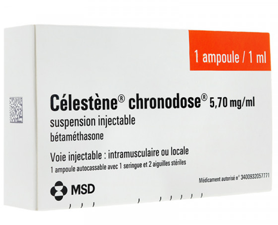 BETAMETHASONE CHRONODOSE 5.7 mg inj. amp/1 ml