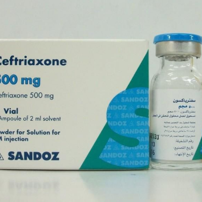 Ceftriaxone SP 500 mg Injectable