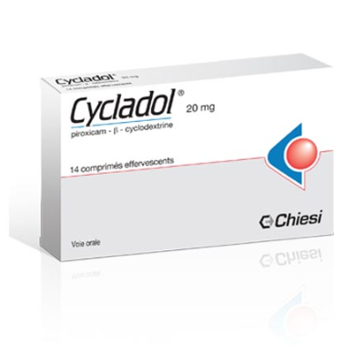 Cycladol 20 mg Comprimé Effervescent